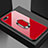 Carcasa Bumper Funda Silicona Espejo M01 para Oppo R17 Neo Rojo