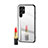 Carcasa Bumper Funda Silicona Espejo M01 para Samsung Galaxy S22 Ultra 5G Plata