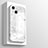 Carcasa Bumper Funda Silicona Espejo M05 para Apple iPhone 13 Blanco