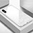 Carcasa Bumper Funda Silicona Espejo para Apple iPhone X Blanco