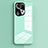 Carcasa Bumper Funda Silicona Espejo para Oppo Find X5 Pro 5G Menta Verde