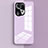 Carcasa Bumper Funda Silicona Espejo para Oppo Find X5 Pro 5G Purpura Claro