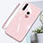 Carcasa Bumper Funda Silicona Espejo T01 para Huawei Honor 20i Rosa