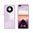 Carcasa Bumper Funda Silicona Espejo T01 para Huawei Mate 40E Pro 4G Purpura Claro