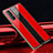 Carcasa Bumper Funda Silicona Espejo T01 para Oppo Reno3 Pro Rojo