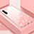 Carcasa Bumper Funda Silicona Espejo T02 para Huawei Nova 5T Rosa