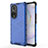 Carcasa Bumper Funda Silicona Transparente 360 Grados AM1 para Huawei Honor 50 Pro 5G Azul