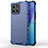 Carcasa Bumper Funda Silicona Transparente 360 Grados AM1 para Huawei Honor X8a 5G Azul