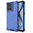 Carcasa Bumper Funda Silicona Transparente 360 Grados AM1 para OnePlus 10R 5G Azul