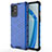 Carcasa Bumper Funda Silicona Transparente 360 Grados AM1 para OnePlus 9R 5G Azul