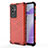 Carcasa Bumper Funda Silicona Transparente 360 Grados AM1 para OnePlus 9RT 5G Rojo