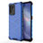 Carcasa Bumper Funda Silicona Transparente 360 Grados AM1 para Oppo F19 Pro+ Plus 5G Azul