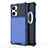 Carcasa Bumper Funda Silicona Transparente 360 Grados AM1 para Oppo K10 Pro 5G Azul