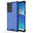 Carcasa Bumper Funda Silicona Transparente 360 Grados AM1 para Oppo Reno6 Pro 5G Azul