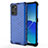 Carcasa Bumper Funda Silicona Transparente 360 Grados AM1 para Oppo Reno6 Z 5G Azul