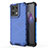 Carcasa Bumper Funda Silicona Transparente 360 Grados AM1 para Oppo Reno9 Pro 5G Azul