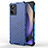 Carcasa Bumper Funda Silicona Transparente 360 Grados AM1 para Realme 10 Pro 5G Azul