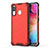 Carcasa Bumper Funda Silicona Transparente 360 Grados AM1 para Samsung Galaxy A20 Rojo