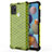 Carcasa Bumper Funda Silicona Transparente 360 Grados AM1 para Samsung Galaxy A21s Verde