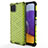 Carcasa Bumper Funda Silicona Transparente 360 Grados AM1 para Samsung Galaxy A22 5G Verde