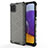 Carcasa Bumper Funda Silicona Transparente 360 Grados AM1 para Samsung Galaxy A22s 5G Negro