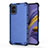 Carcasa Bumper Funda Silicona Transparente 360 Grados AM1 para Samsung Galaxy A51 4G Azul