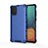 Carcasa Bumper Funda Silicona Transparente 360 Grados AM1 para Samsung Galaxy A71 4G A715 Azul