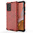 Carcasa Bumper Funda Silicona Transparente 360 Grados AM1 para Samsung Galaxy A72 5G Rojo