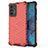Carcasa Bumper Funda Silicona Transparente 360 Grados AM1 para Samsung Galaxy A73 5G Rojo