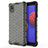 Carcasa Bumper Funda Silicona Transparente 360 Grados AM1 para Samsung Galaxy M01 Core Negro