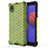 Carcasa Bumper Funda Silicona Transparente 360 Grados AM1 para Samsung Galaxy M01 Core Verde