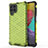 Carcasa Bumper Funda Silicona Transparente 360 Grados AM1 para Samsung Galaxy M53 5G Verde