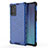 Carcasa Bumper Funda Silicona Transparente 360 Grados AM1 para Samsung Galaxy Note 20 5G Azul