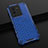 Carcasa Bumper Funda Silicona Transparente 360 Grados AM1 para Vivo V25 Pro 5G Azul