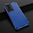 Carcasa Bumper Funda Silicona Transparente 360 Grados AM1 para Vivo X70 Pro 5G Azul