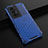 Carcasa Bumper Funda Silicona Transparente 360 Grados AM1 para Vivo X70 Pro+ Plus 5G Azul