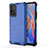 Carcasa Bumper Funda Silicona Transparente 360 Grados AM1 para Xiaomi Poco M4 Pro 5G Azul