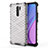 Carcasa Bumper Funda Silicona Transparente 360 Grados AM1 para Xiaomi Redmi 9 Prime India Blanco