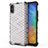 Carcasa Bumper Funda Silicona Transparente 360 Grados AM1 para Xiaomi Redmi 9AT Blanco