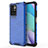 Carcasa Bumper Funda Silicona Transparente 360 Grados AM1 para Xiaomi Redmi Note 11 4G (2021) Azul