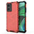 Carcasa Bumper Funda Silicona Transparente 360 Grados AM1 para Xiaomi Redmi Note 11E 5G Rojo