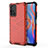 Carcasa Bumper Funda Silicona Transparente 360 Grados AM1 para Xiaomi Redmi Note 11T 5G Rojo