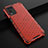 Carcasa Bumper Funda Silicona Transparente 360 Grados AM2 para Oppo A54 4G Rojo