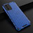 Carcasa Bumper Funda Silicona Transparente 360 Grados AM2 para Oppo F19 Azul