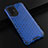 Carcasa Bumper Funda Silicona Transparente 360 Grados AM2 para Oppo Reno5 Z 5G Azul