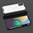 Carcasa Bumper Funda Silicona Transparente 360 Grados AM2 para Samsung Galaxy A03 Core Blanco