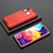 Carcasa Bumper Funda Silicona Transparente 360 Grados AM2 para Samsung Galaxy A20 Rojo