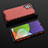 Carcasa Bumper Funda Silicona Transparente 360 Grados AM2 para Samsung Galaxy A22 4G Rojo