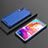 Carcasa Bumper Funda Silicona Transparente 360 Grados AM2 para Samsung Galaxy A70S Azul
