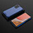 Carcasa Bumper Funda Silicona Transparente 360 Grados AM2 para Samsung Galaxy A72 4G Azul